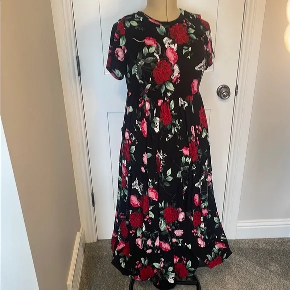 torrid | Dresses | Torrid Red And White Sundress Midi Casual